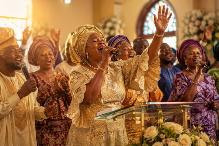Joyful Nigerian gospel worship celebration